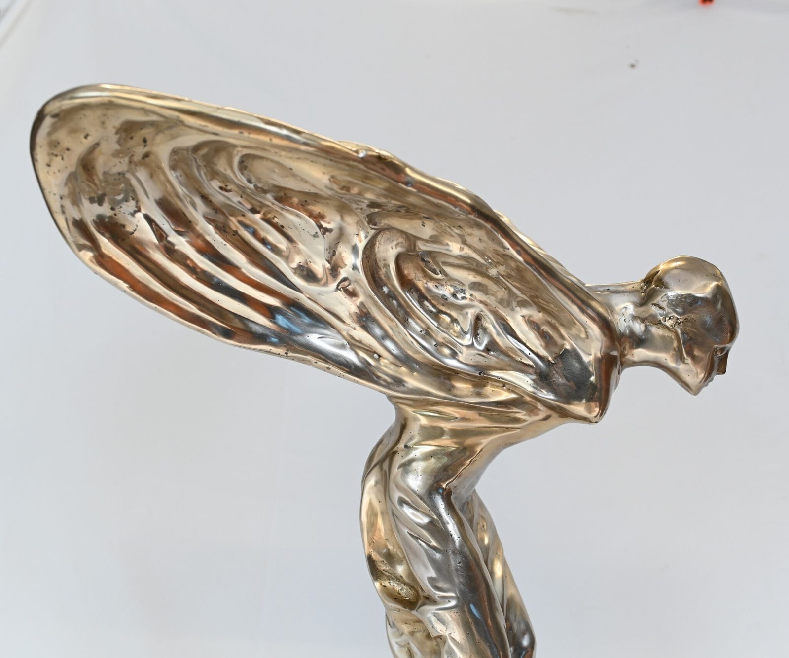 Bronze Spirit Of Ecstacy Charles Sykes Flying Lady photo Art