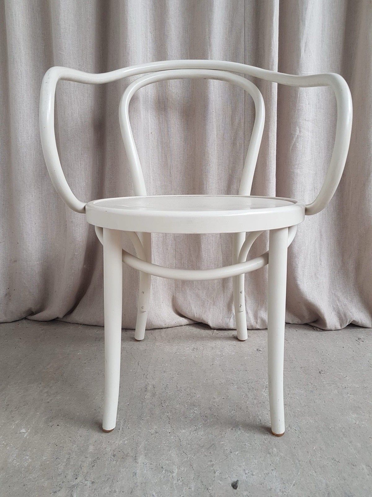Vtg Late Mid Century Vdn Fakta Bentwood Armchair Desk Chair Bauhaus Retro R925 photo vintage