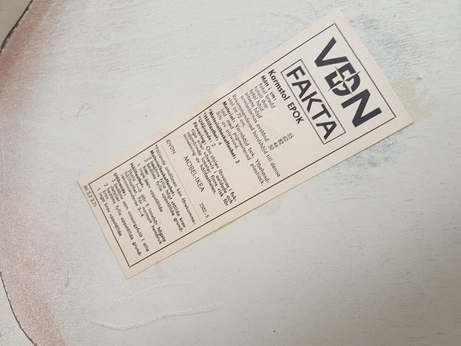 photo for sale Vtg Late Mid Century Vdn Fakta Bentwood Armchair Desk Chair Bauhaus Retro R925