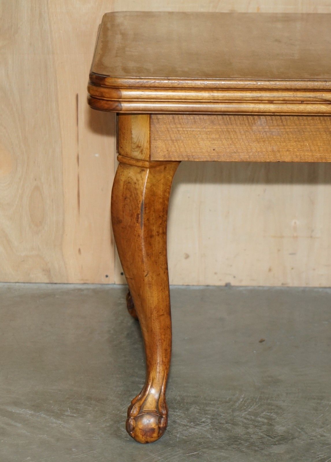 Massively Extending Antique French Walnut Art Deco Claw & Ball Dining Table photo Furniture