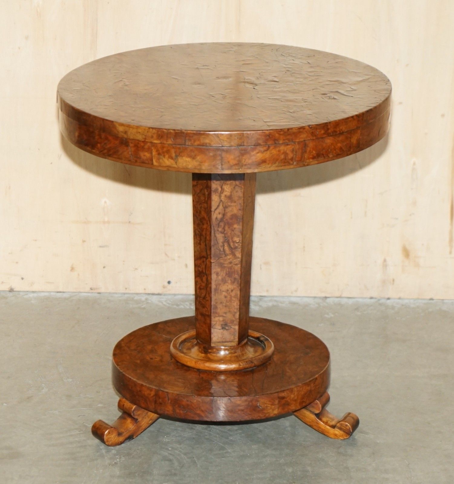 Super Rare Original Victorian Pollard Oak Side End Lamp Wine Table Patina!!!!!!! photo furniture
