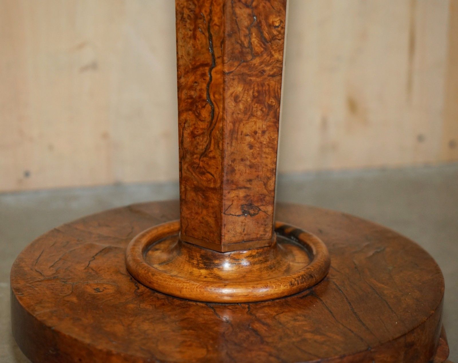 Furniture Super Rare Original Victorian Pollard Oak Side End Lamp Wine Table Patina!!!!!!! photo