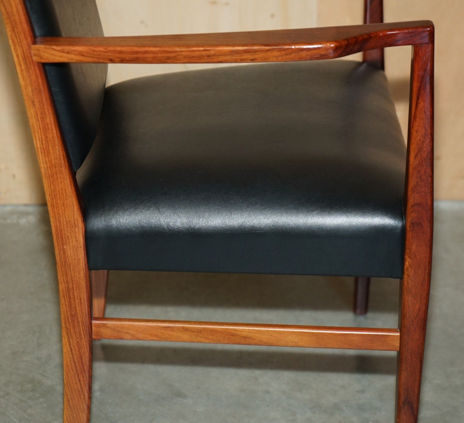 photo for sale Eight Stunning Mid Century Modern 1970's Gordon Russell Rosewood Dining Chairs