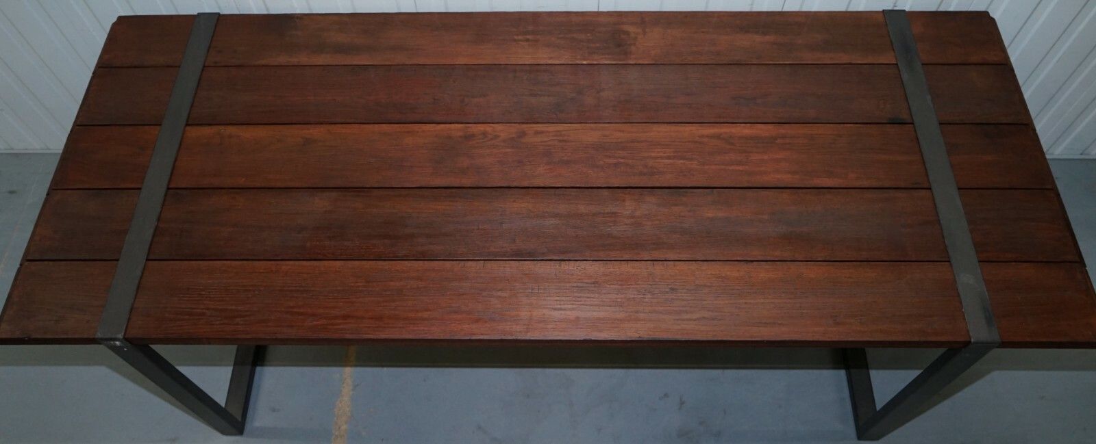 Rrp £4890 Garth Roberts Raw Dining Table Zanotta 7090 Adjustable Planks & Design photo vintage