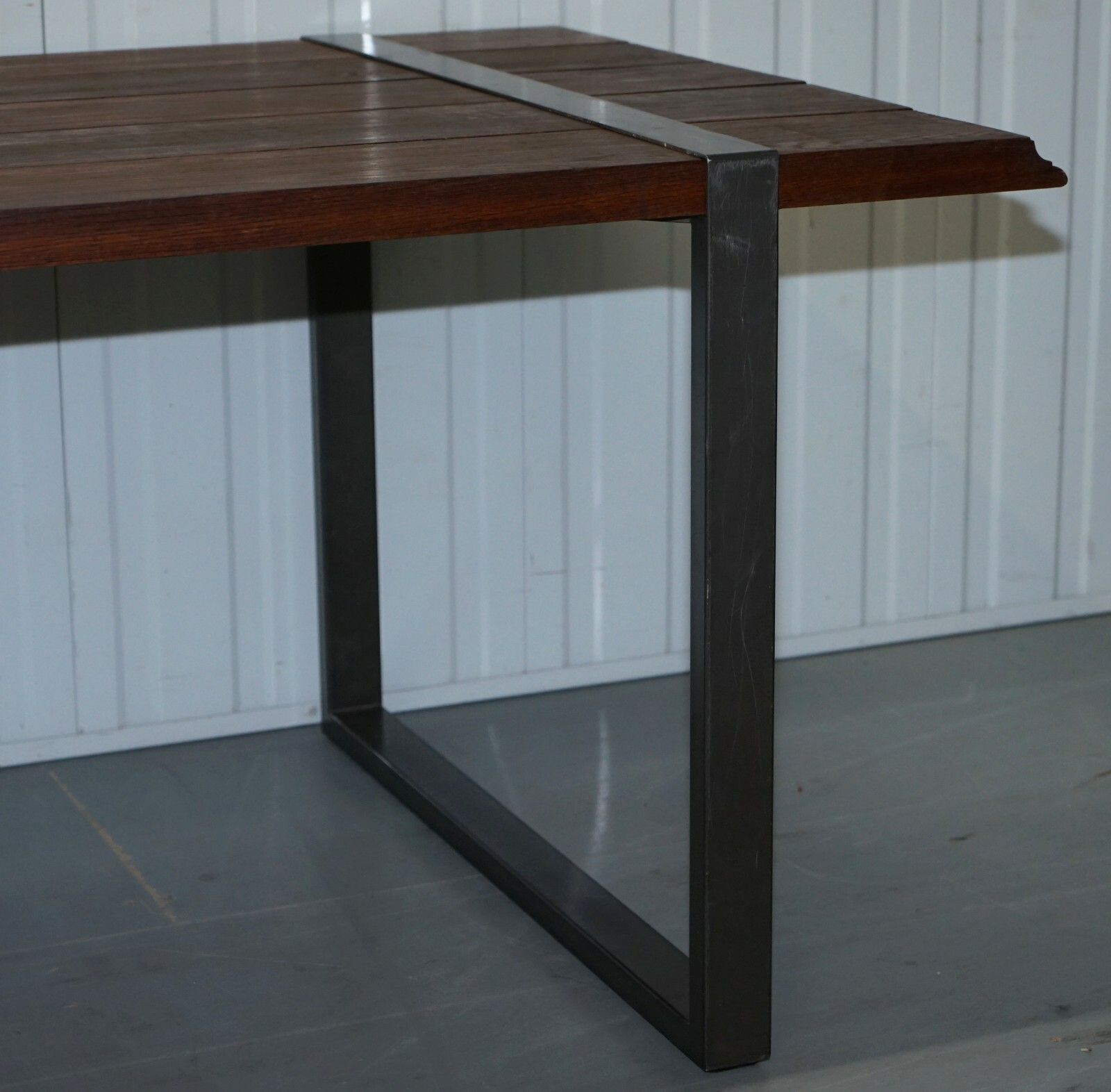 photo for sale Rrp £4890 Garth Roberts Raw Dining Table Zanotta 7090 Adjustable Planks & Design