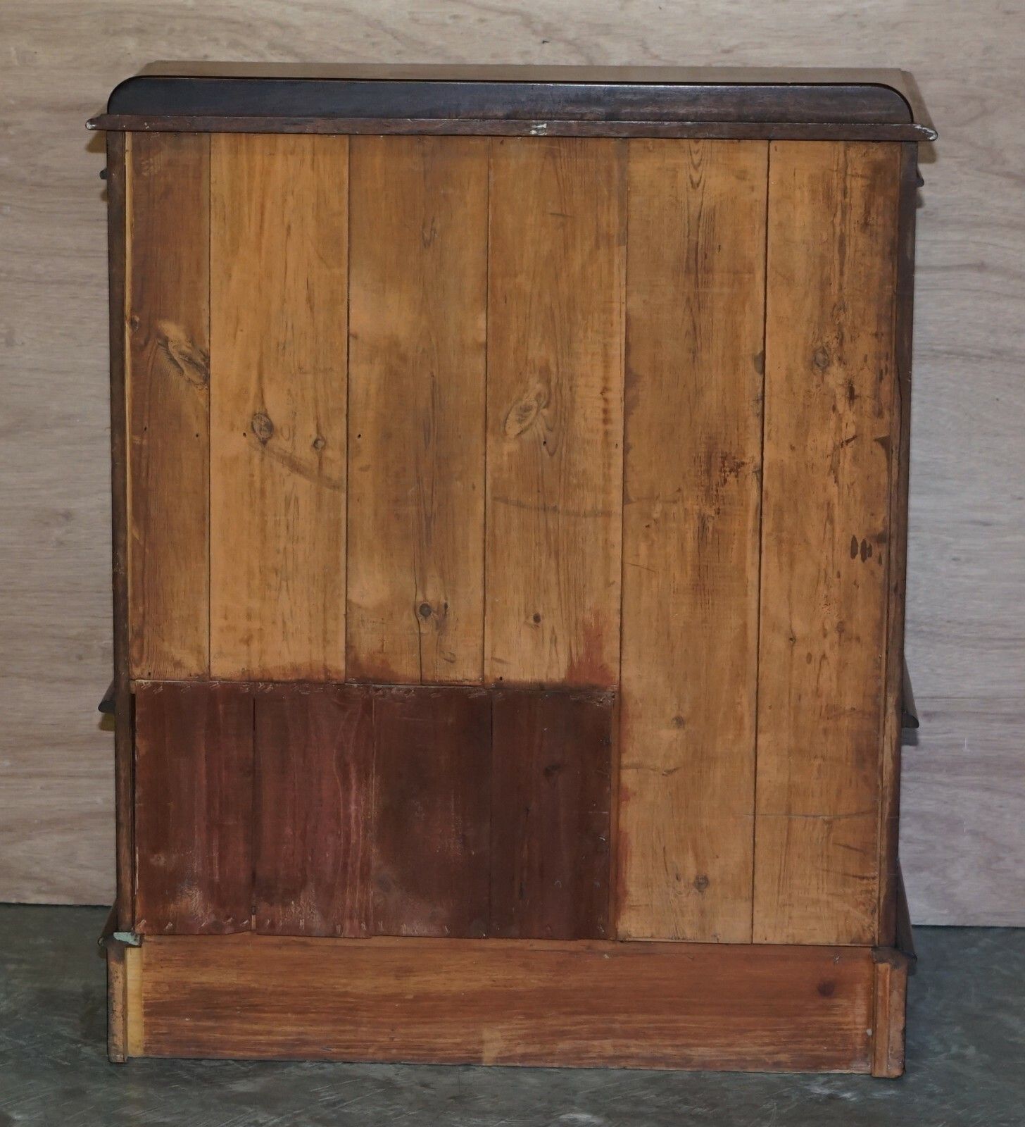 photo for sale Antique Victorian Rich Mahogany Military Campaign Drinks Cabinet Or Tv Stand