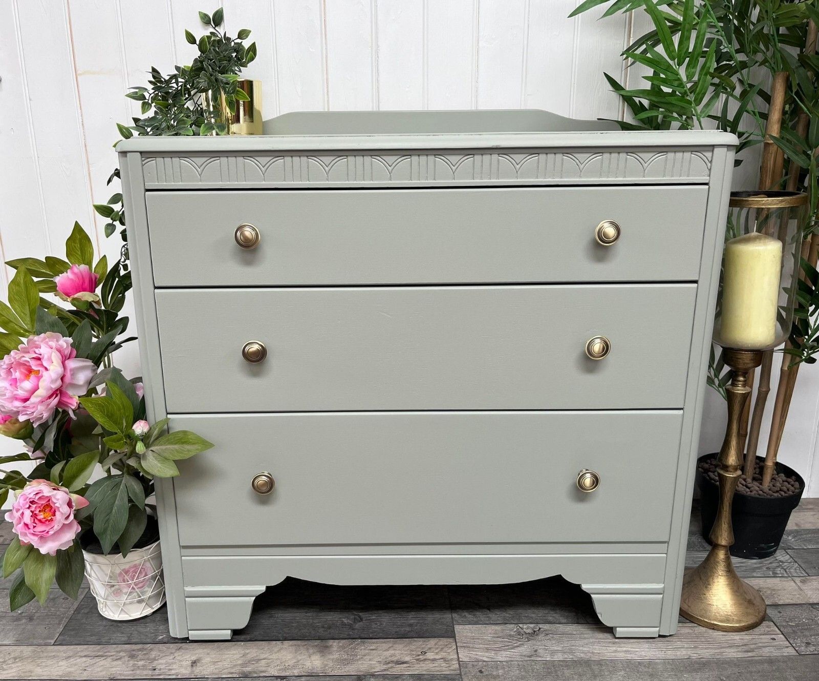 Furniture Antique Victorian Mahogany Large Chest Of Drawers photo