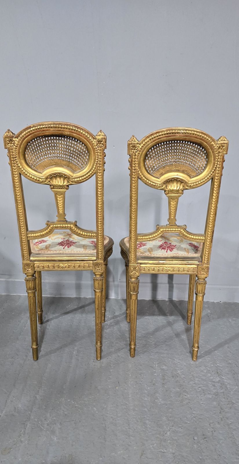 Excellent Pair French Boudoir Chairs photo 995.0