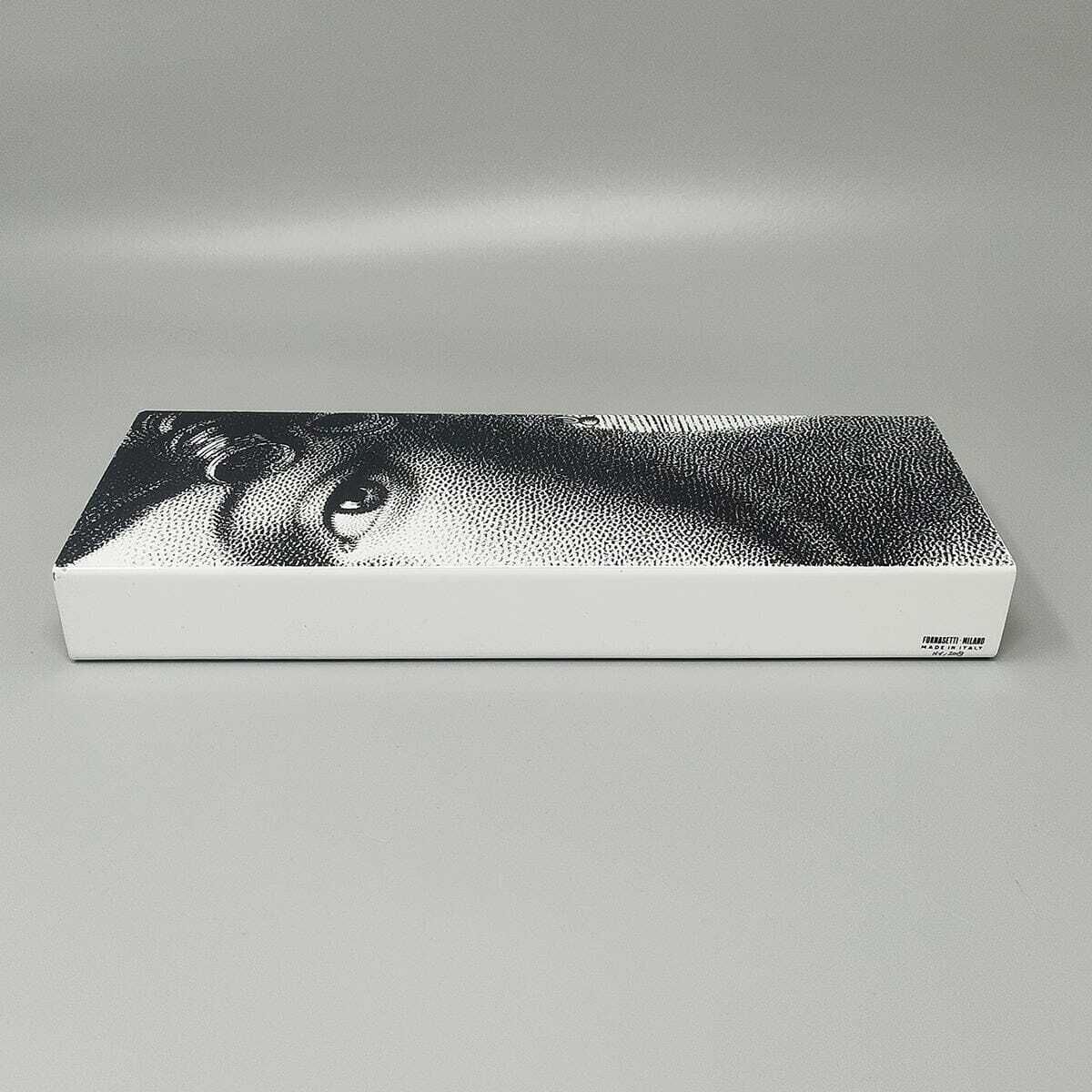 2000s Astonishing Black And White Fornasetti Box Signed Fornasetti. Made In Italy photo Home Decor