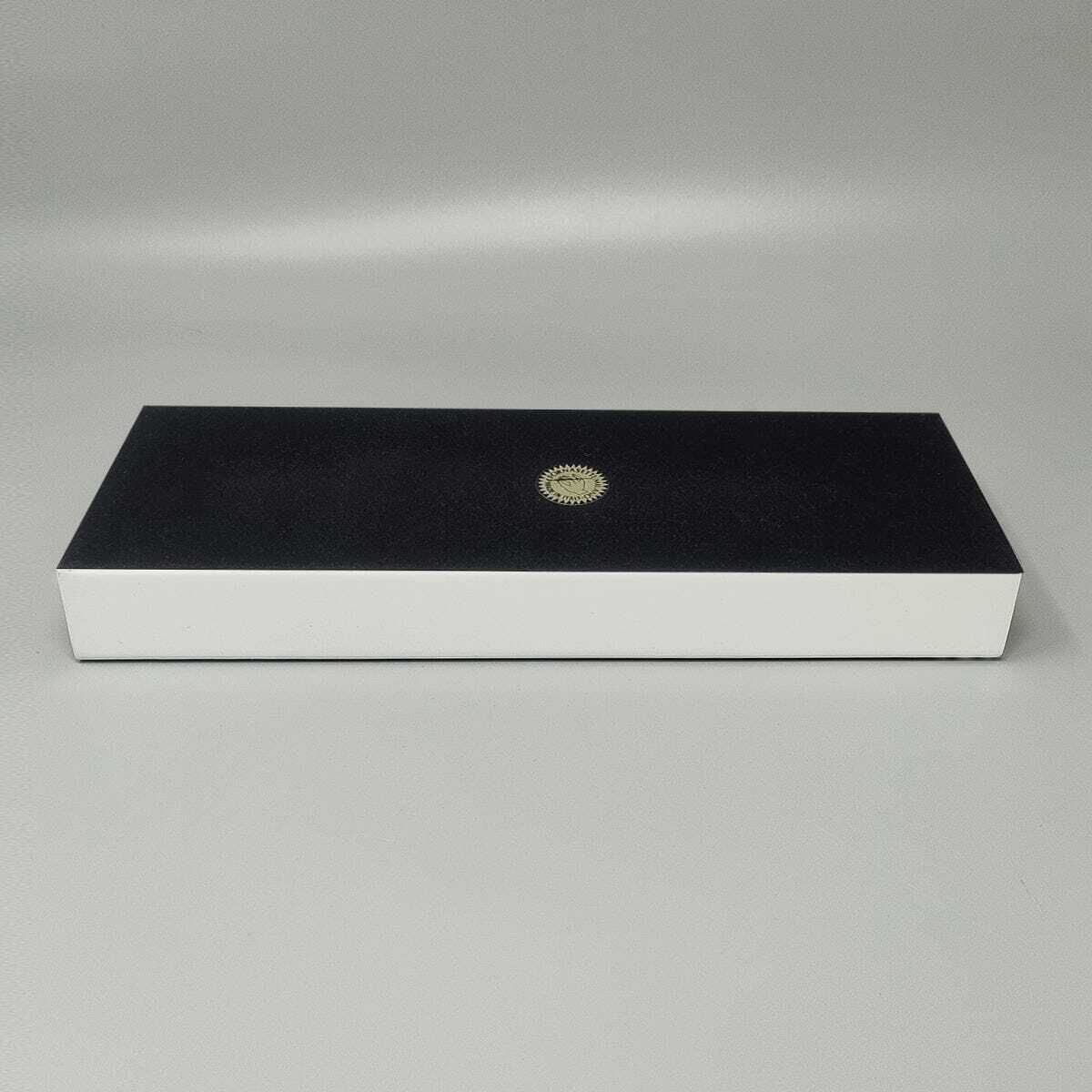 2000s Astonishing Black And White Fornasetti Box Signed Fornasetti. Made In Italy photo vintage