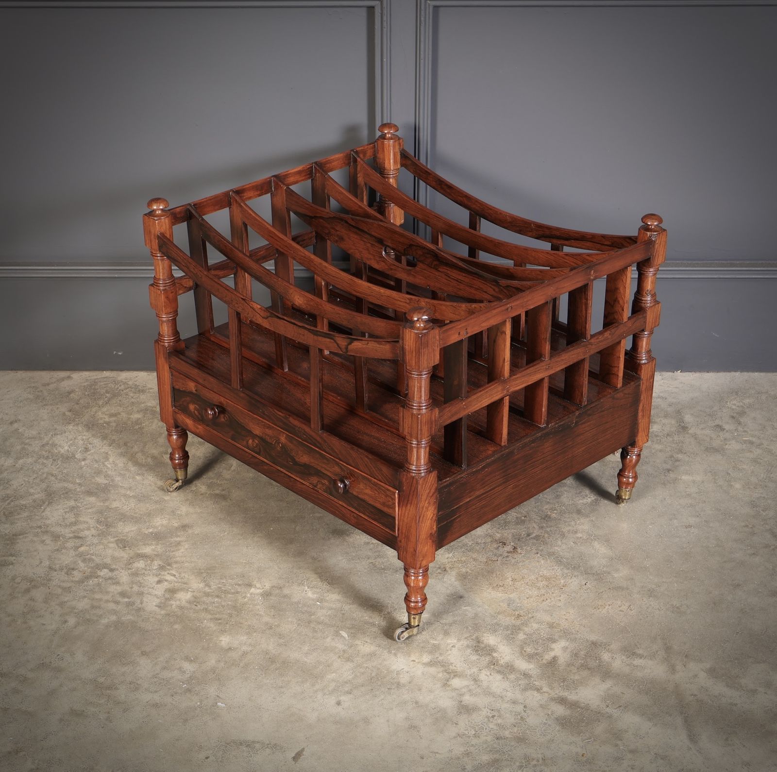 Large Regency Rosewood Canterbury photo furniture