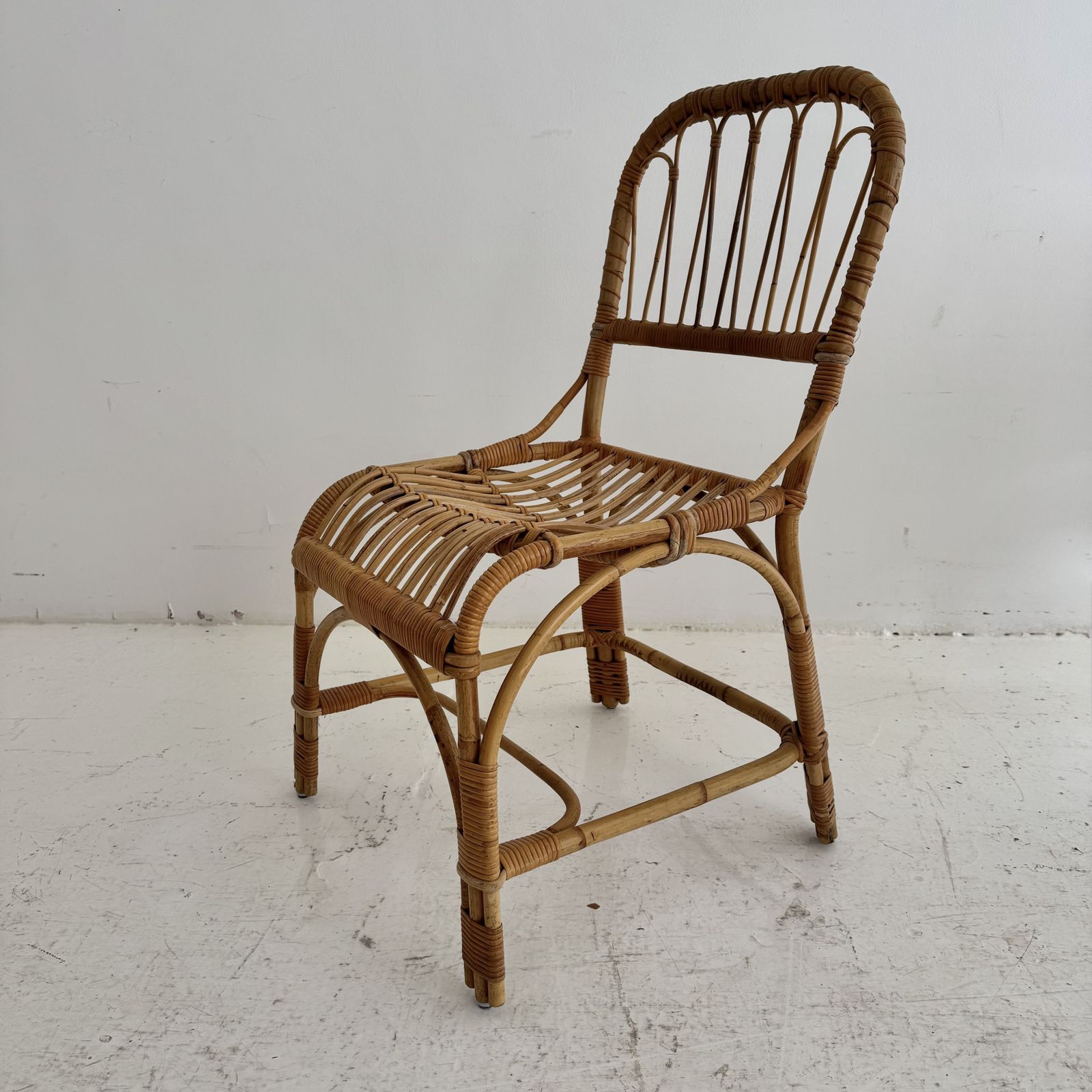 Late 1970s Bamboo Boho French Rivera Dining Set Table And Chairs photo furniture
