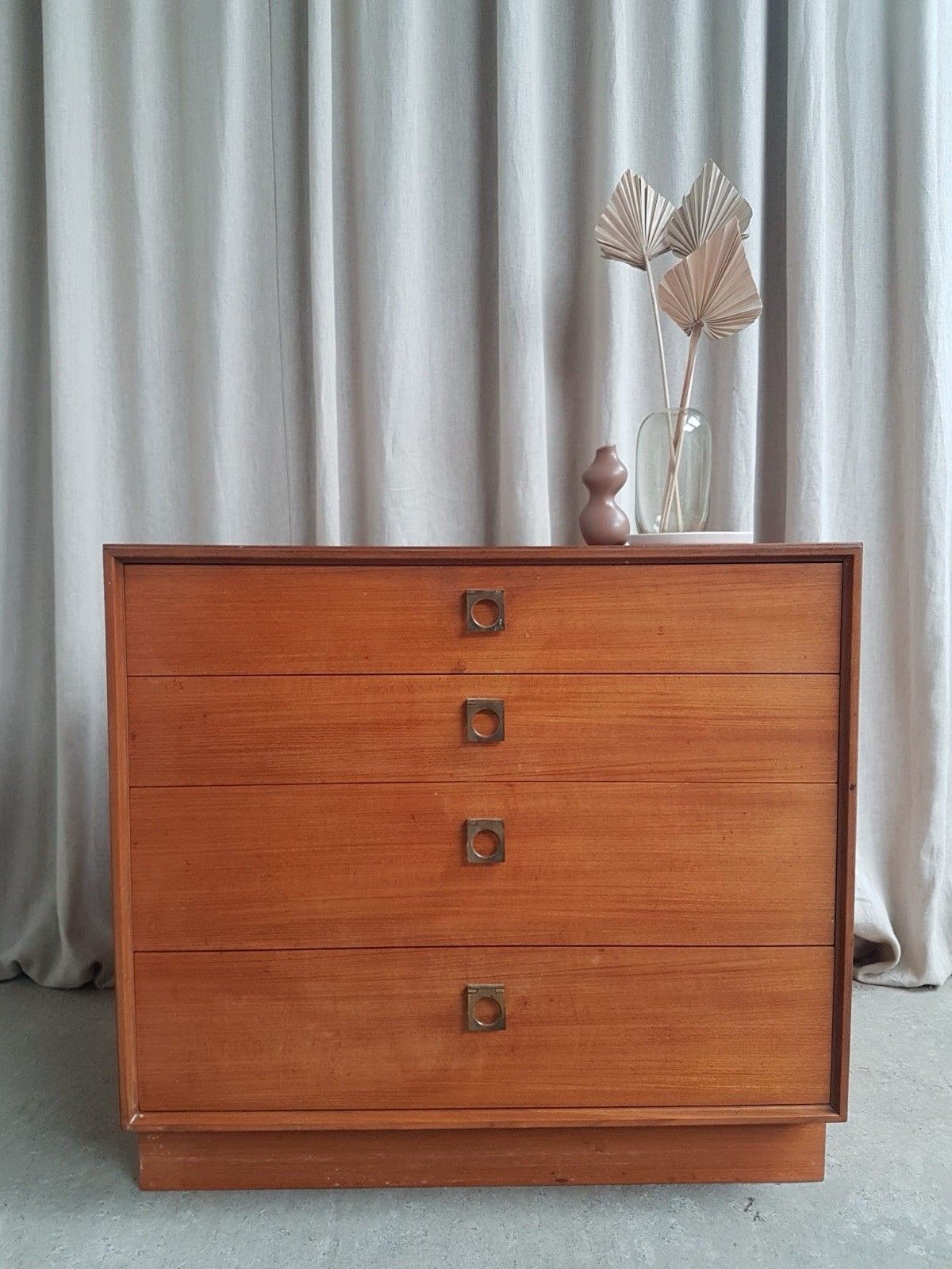 Vtg Mid Century G Plan Chest Of Drawers Compact Sideboard Danish Retro R926