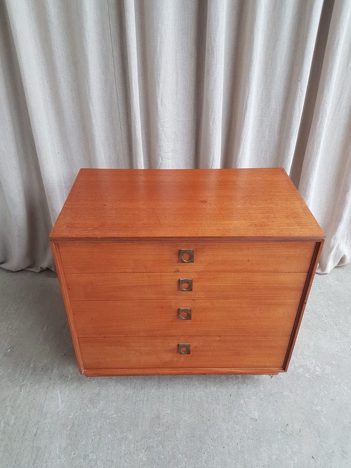 Vtg Mid Century G Plan Chest Of Drawers Compact Sideboard Danish Retro R926 photo vinterior
