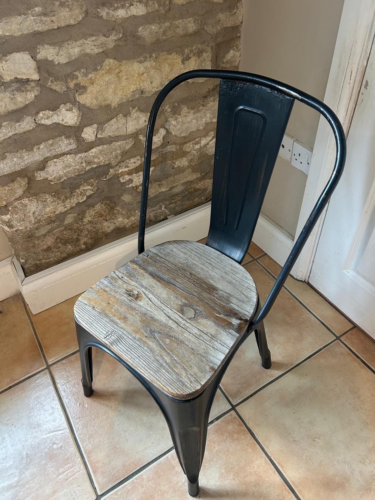 Metal French Cafe Chairs