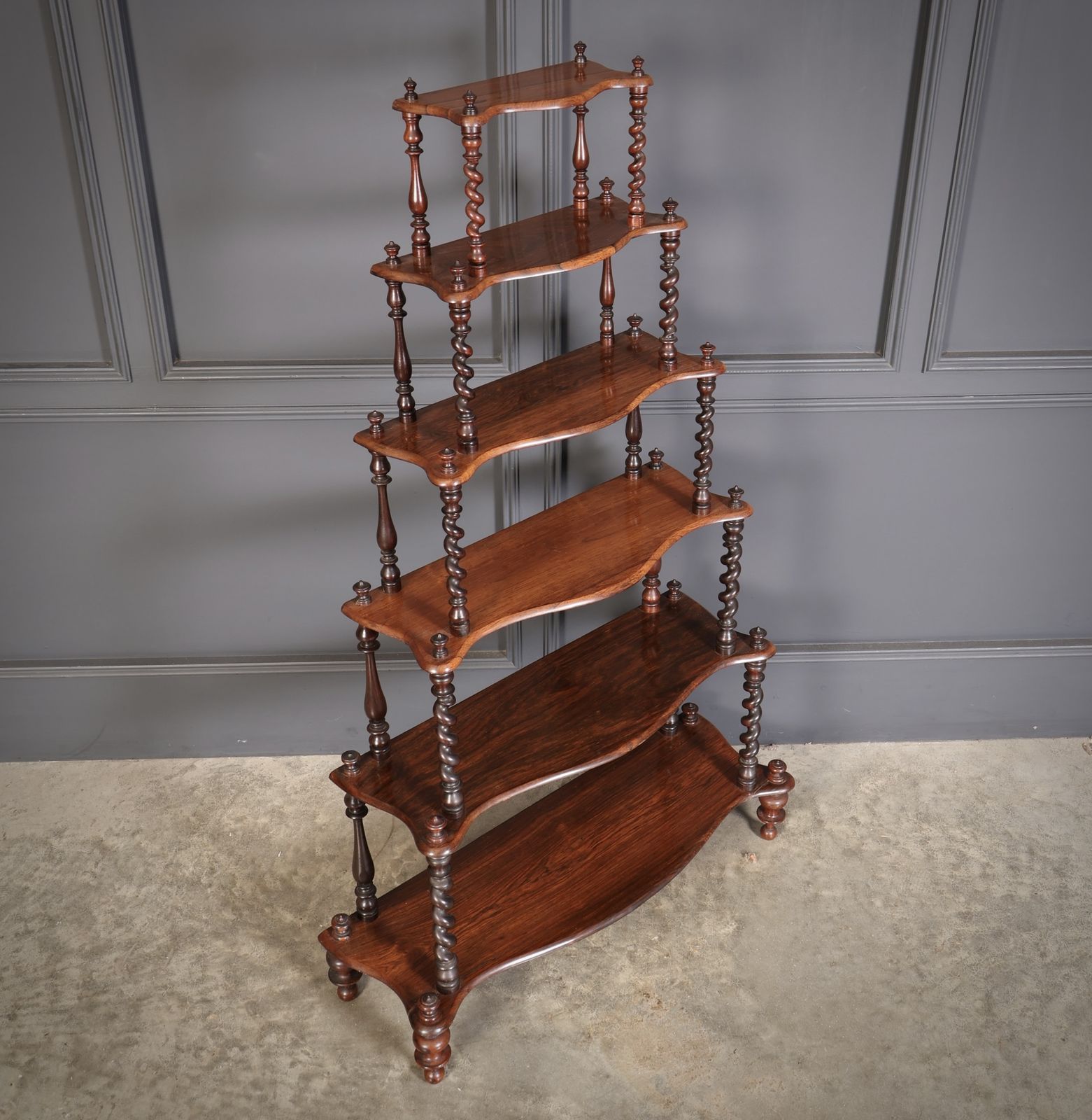 Victorian Rosewood Six Tier Whatnot Stand photo Furniture
