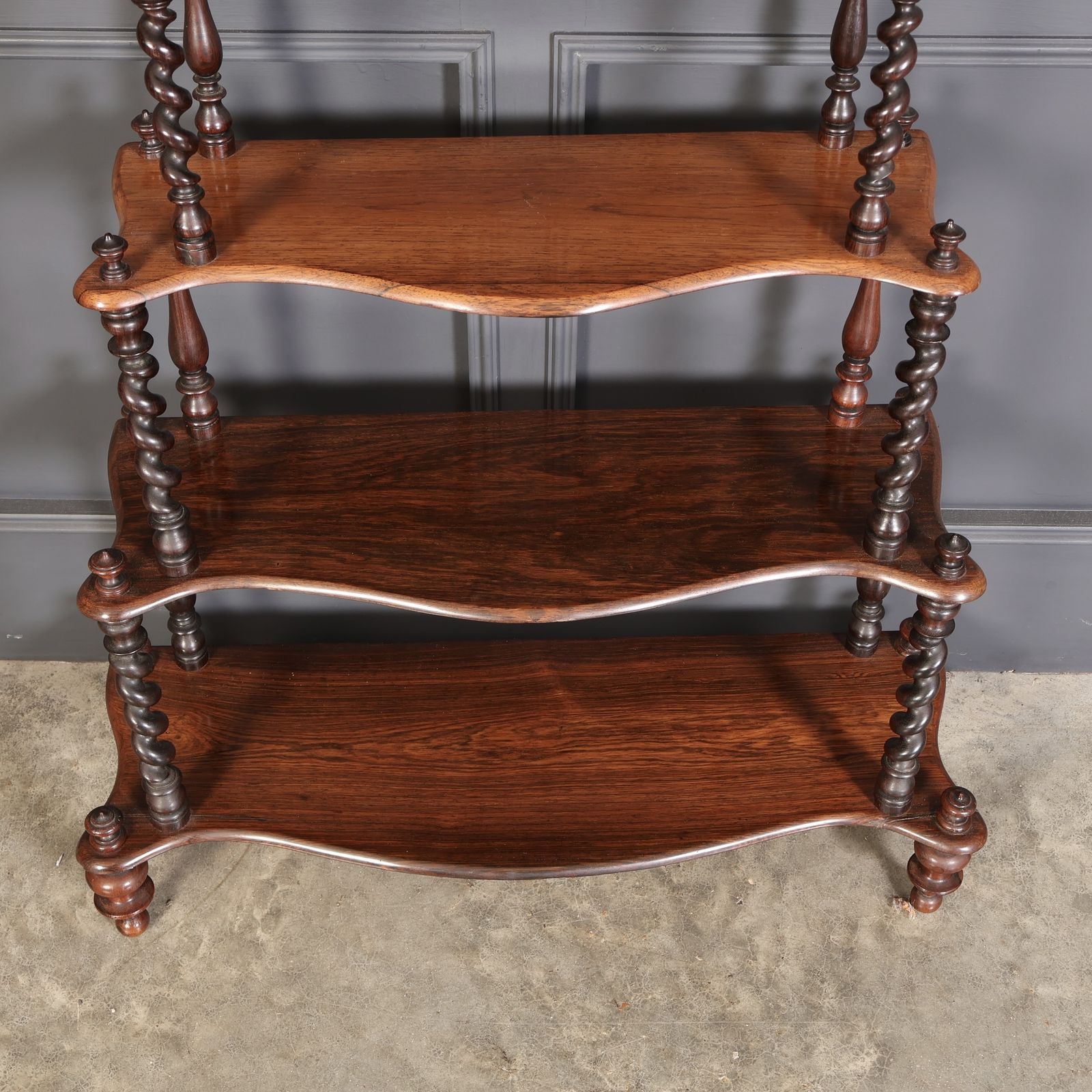Furniture Victorian Rosewood Six Tier Whatnot Stand photo