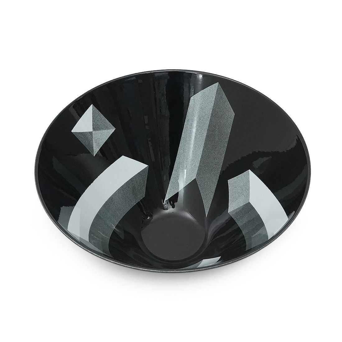 photo furniture “Atlantis” Decorated Ceramic Plate By Rolf Sinnemark For Rorstrand, 1980s