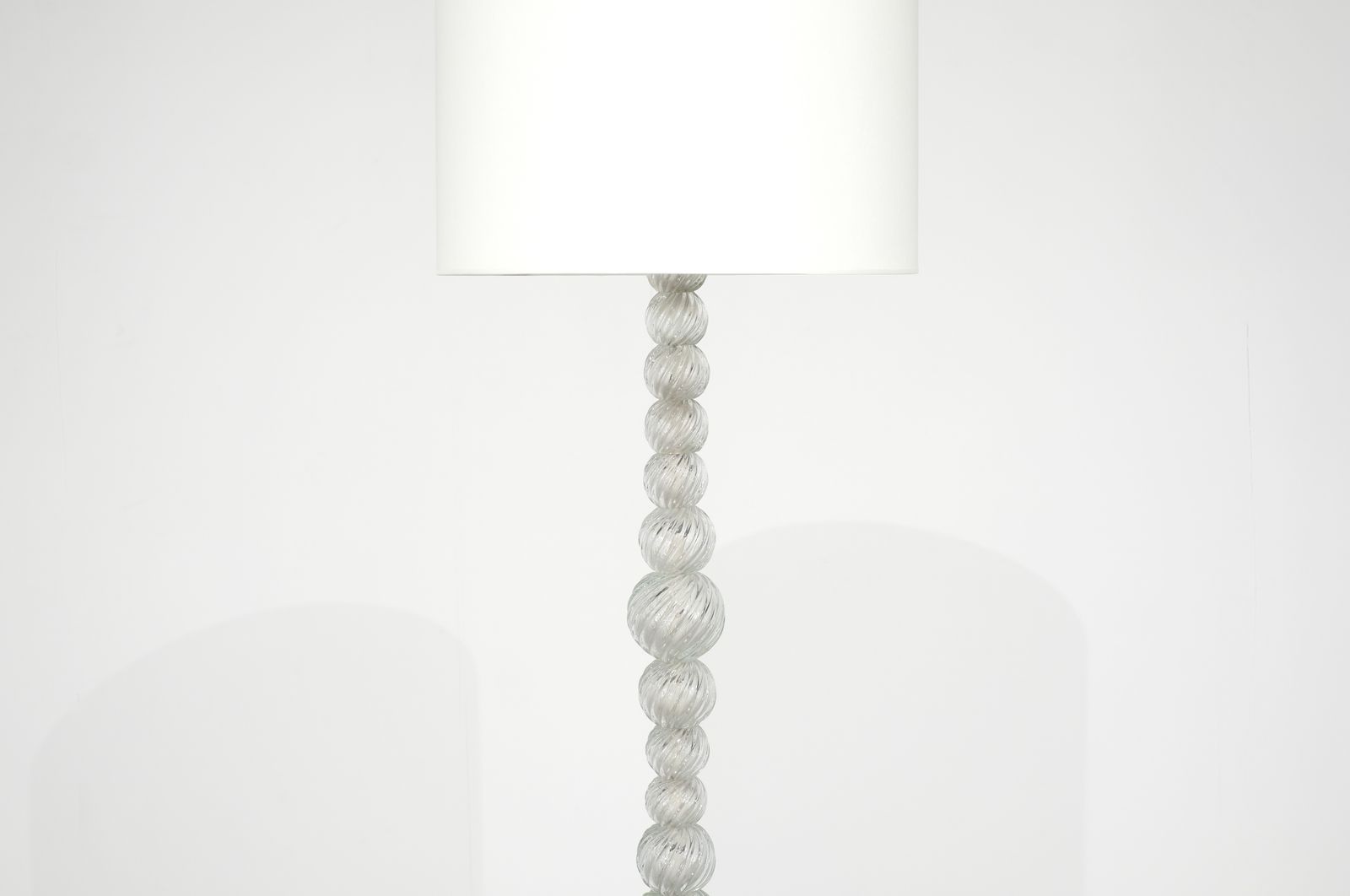 Lighting Floor Light In Murano And Bronze Attributed Attributed To Seguso Vetri, Italy. photo