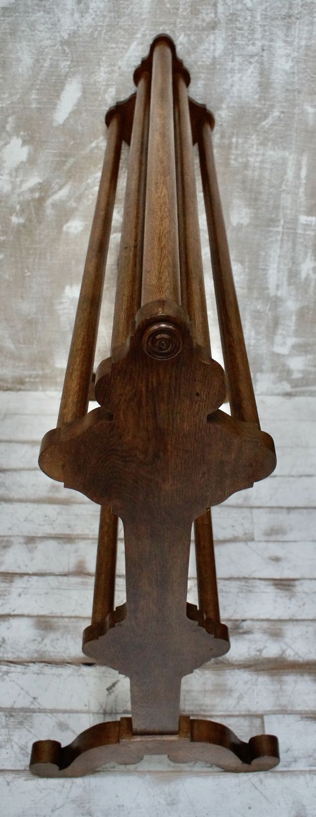 photo for sale Large Victorian Mahogany Towel Rail