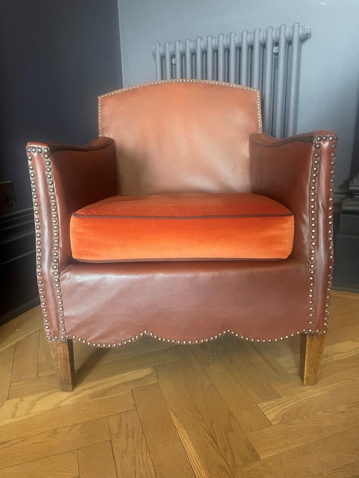 French Club Chair, Mid 20th Century photo buy