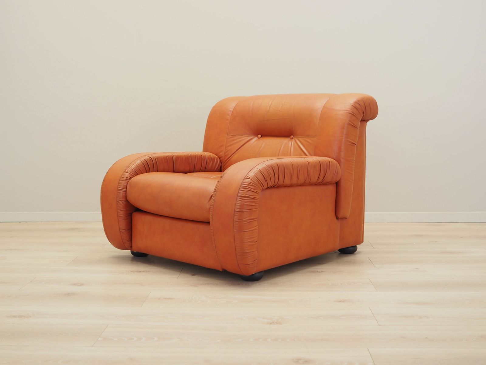 Red Armchair, Danish Design, 1970s, Production: Denmark photo for sale
