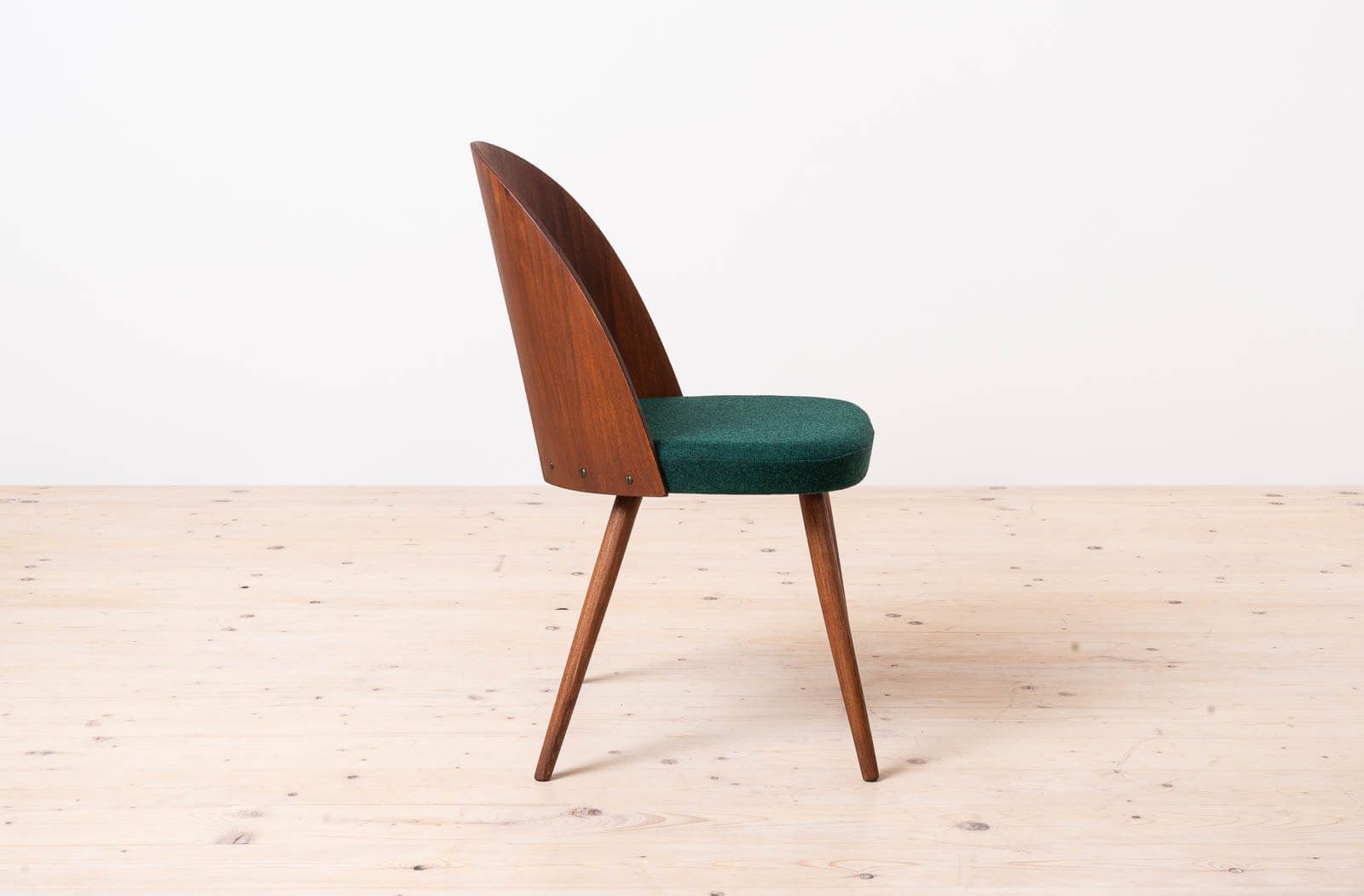 Set Of 10 Mid Century Dining Chairs By A. šuman, 1960s, Customizable Upholstery Available photo vintage