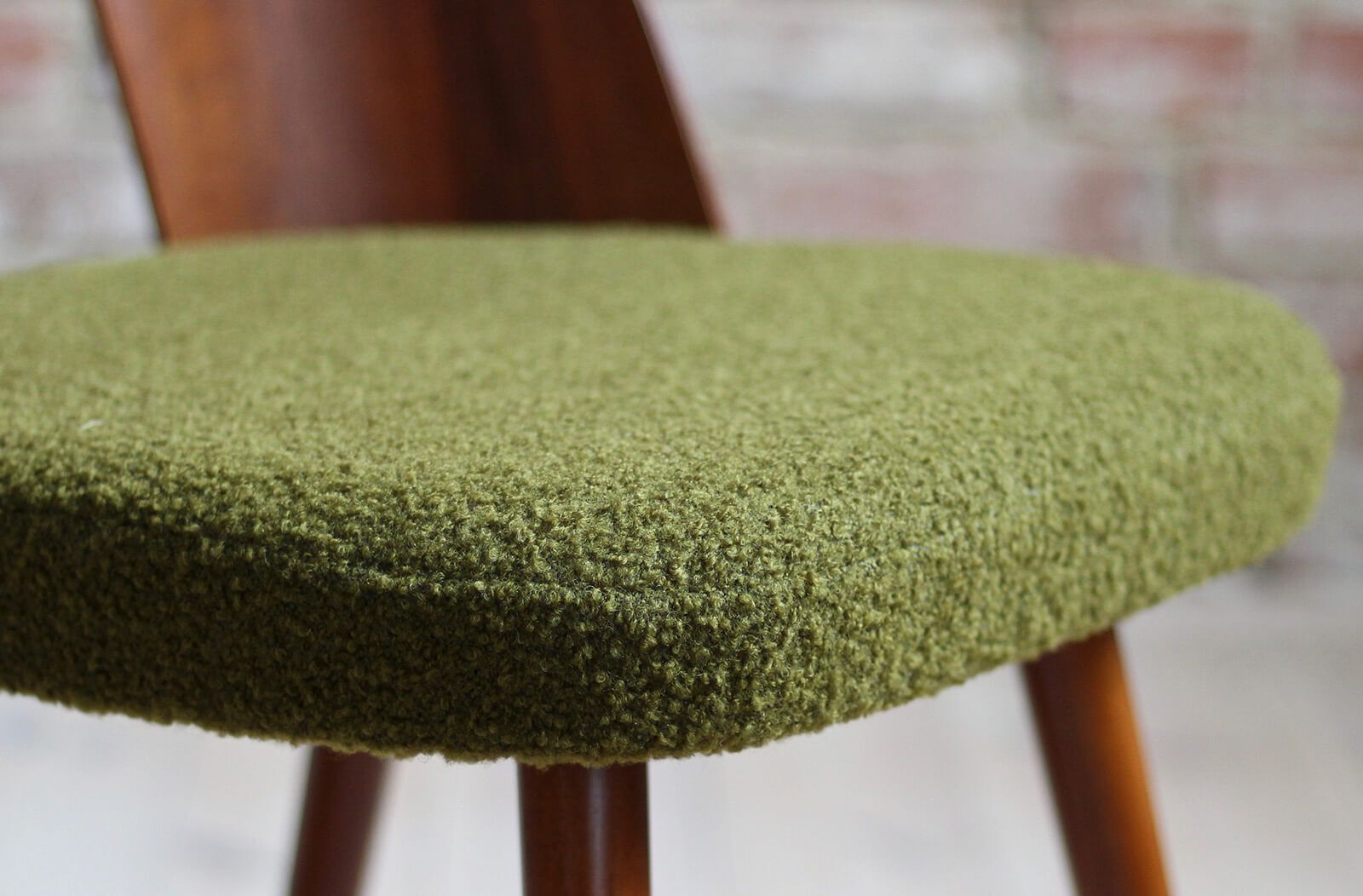 photo buy Set Of 10 Mid Century Dining Chairs By A. šuman, 1960s, Customizable Upholstery Available