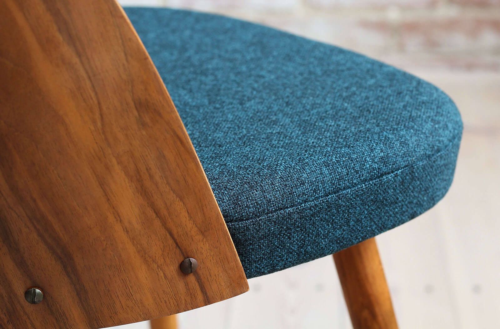 photo vintage Set Of 10 Mid Century Dining Chairs By A. šuman, 1960s, Customizable Upholstery Available