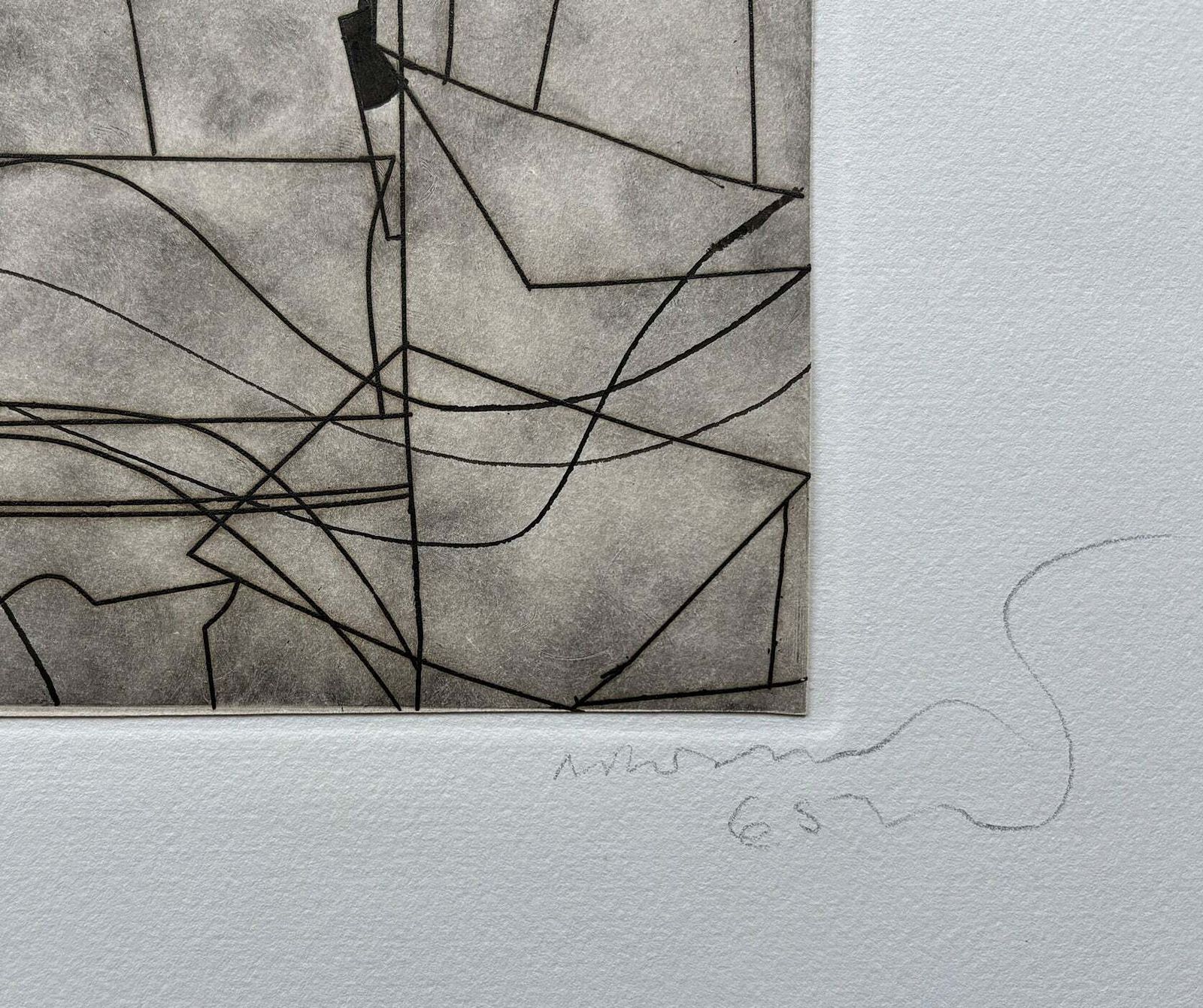 Ben Nicholson Paros With Balcony (Variation With Hand Colouring)  (1965) photo for sale