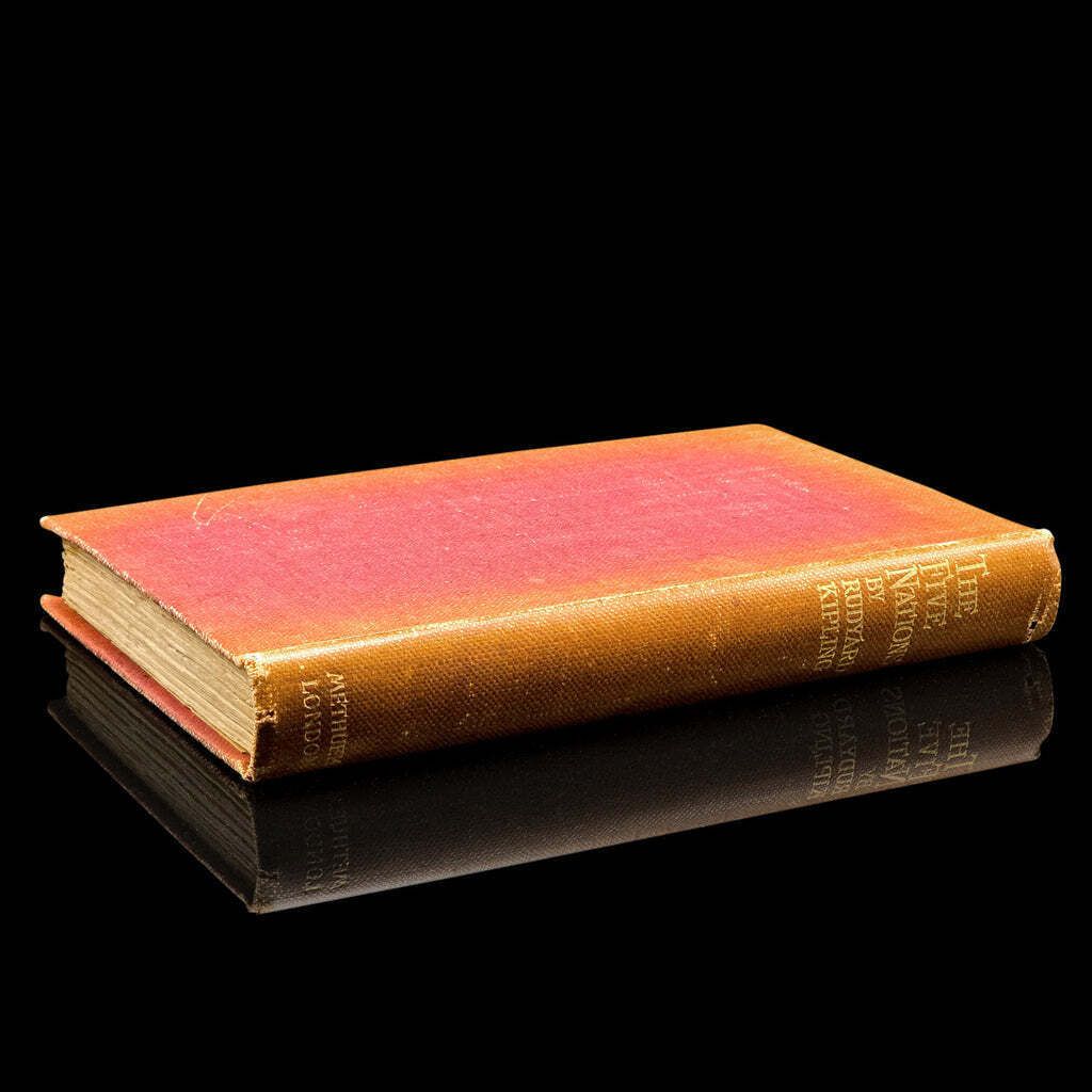 Antique Poetry Book, The Five Nations, Rudyard Kipling, Poems, Literary Classic photo furniture