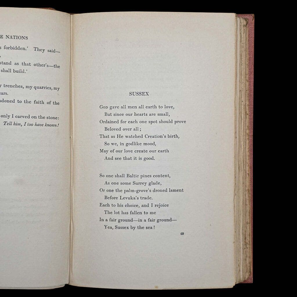 Antique Poetry Book, The Five Nations, Rudyard Kipling, Poems, Literary Classic photo buy