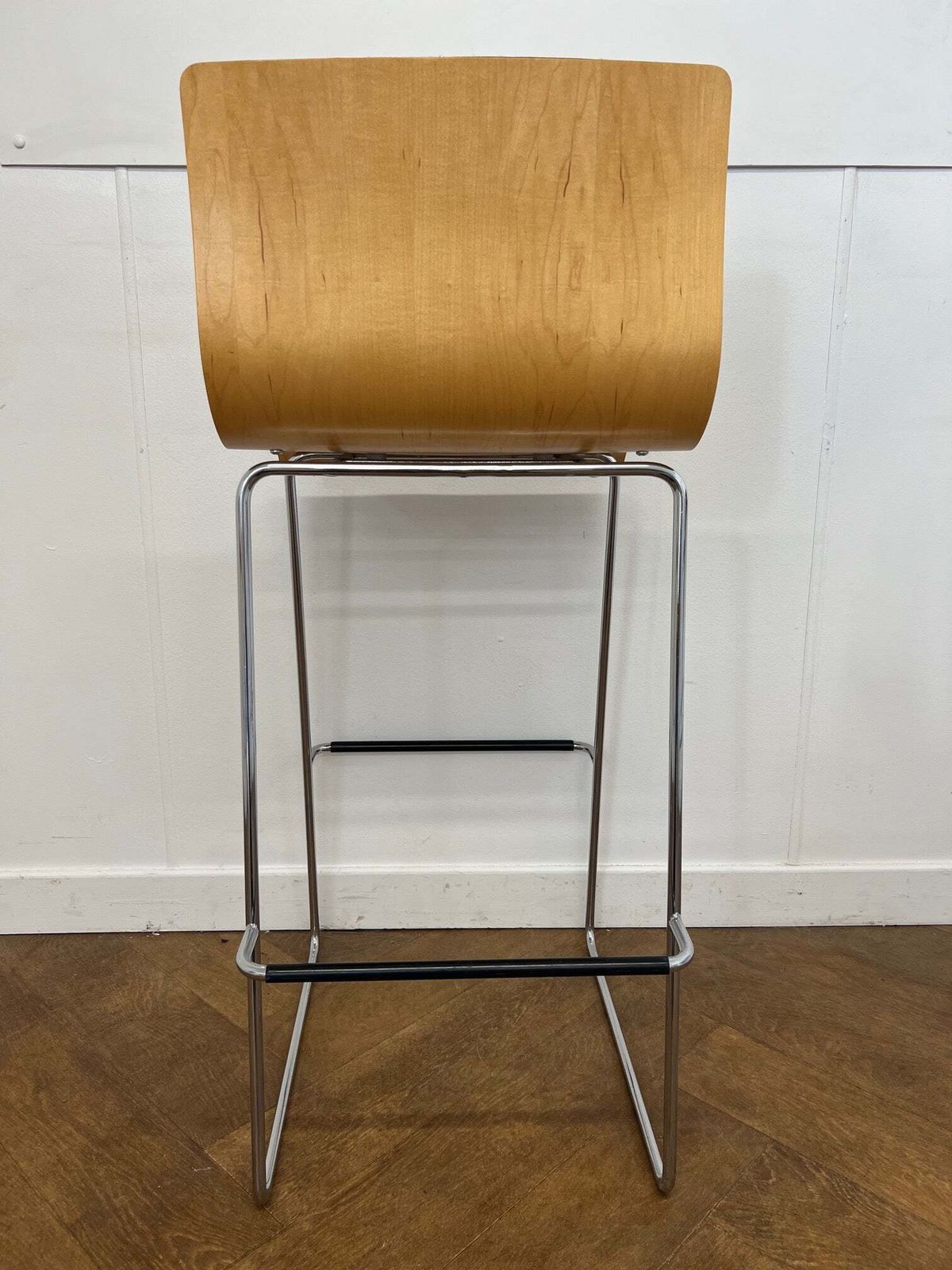 Orangebox Peak 03u Dark Grey Cloth Wooden Stool (Set Of 4 Available) photo Furniture