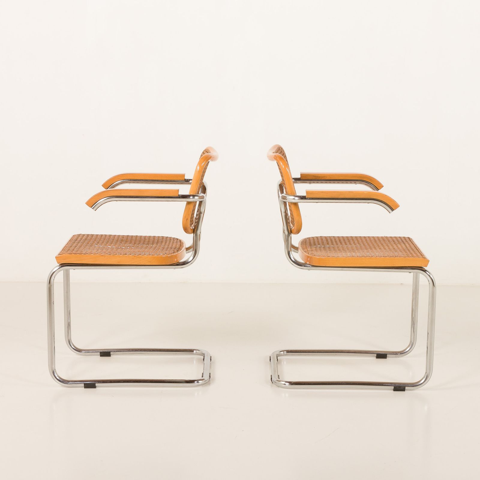 Pair Of Italian Vintage Ceska Chairs By Gavina, 1960s photo Furniture