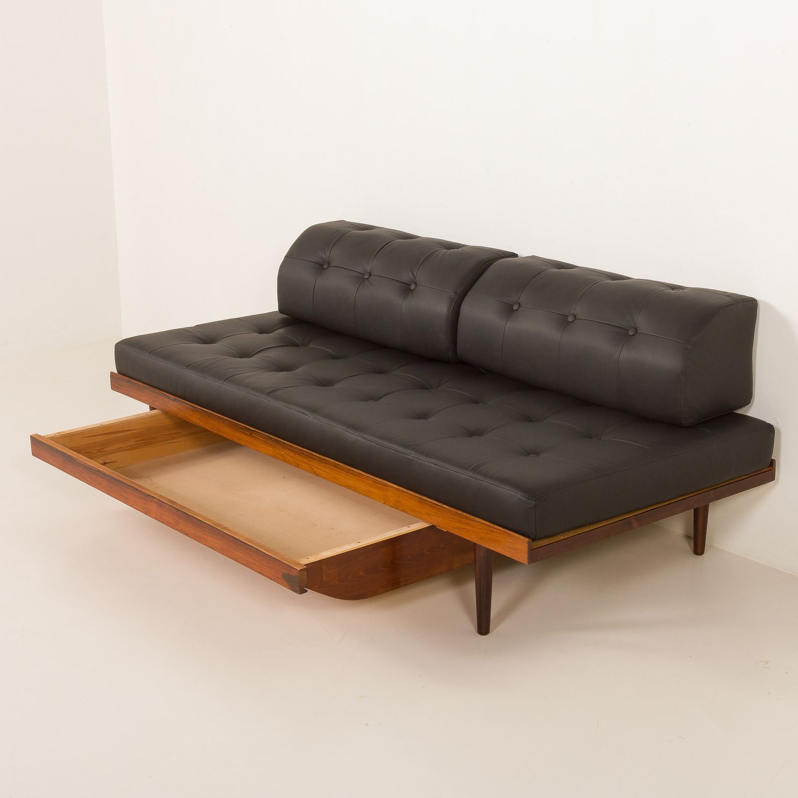 Danish Mid Century Rosewood Daybed With Hidden Duvet Compartment And Loose Cushions, 1960s photo 2080.0