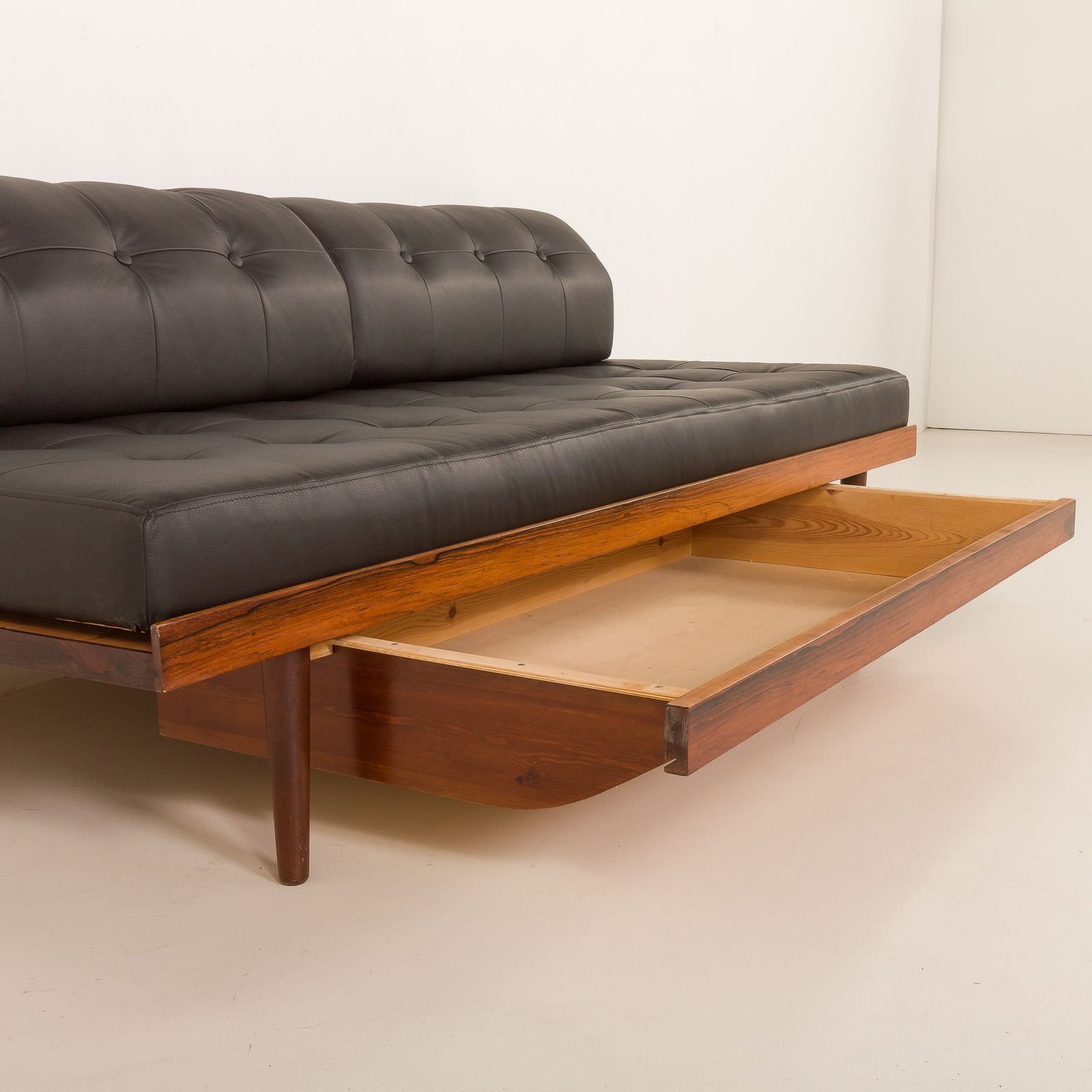 Danish Mid Century Rosewood Daybed With Hidden Duvet Compartment And Loose Cushions, 1960s photo buy