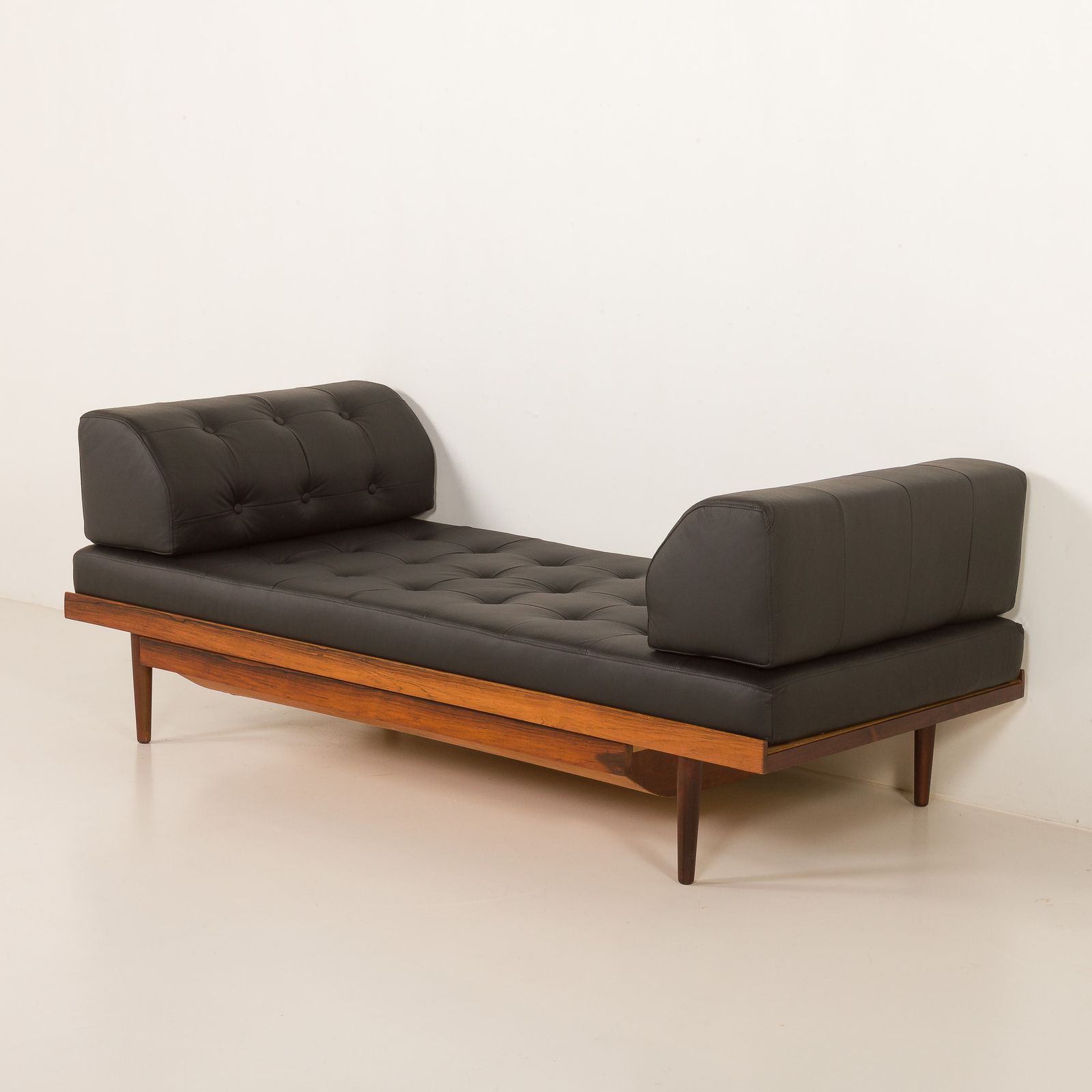 2080.0 Danish Mid Century Rosewood Daybed With Hidden Duvet Compartment And Loose Cushions, 1960s photo