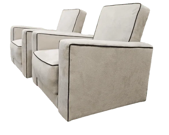 Pair Of Art Deco Reclining Armchairs photo 2200.0