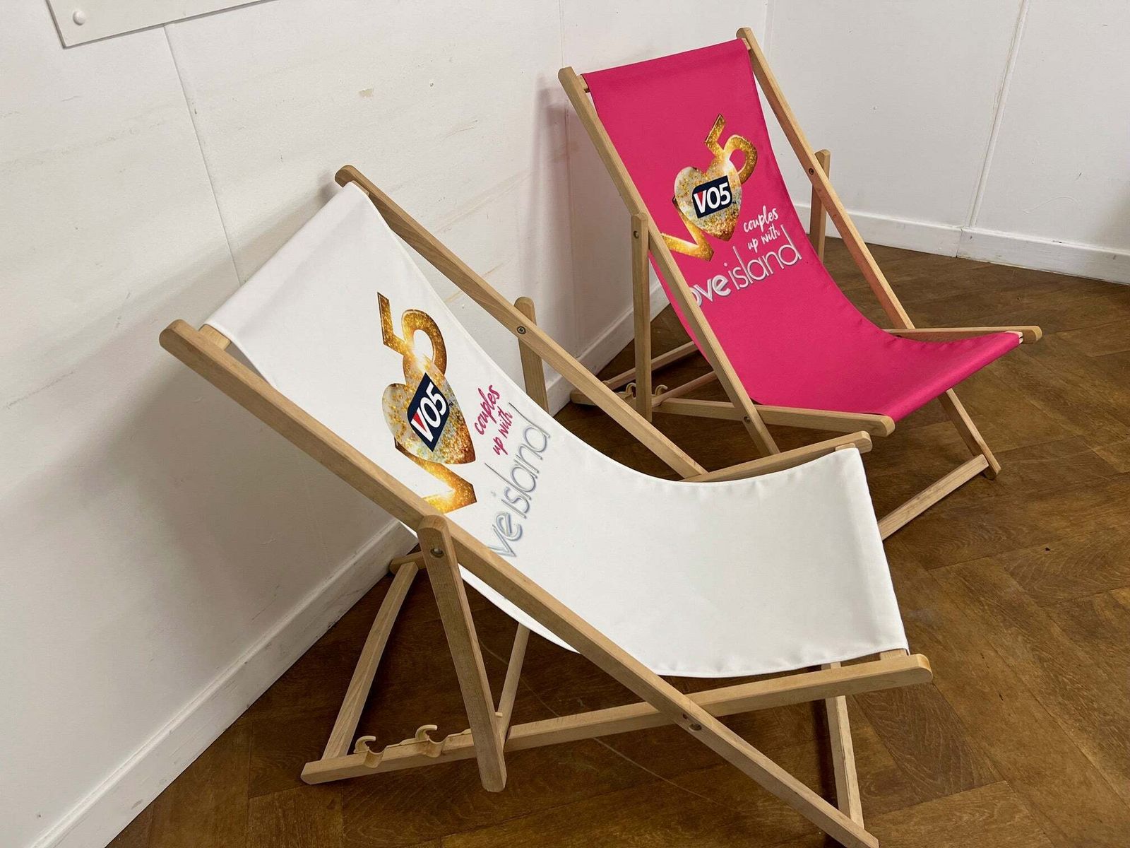 Vo5 Love Island Canvas Deck Chairs photo for sale