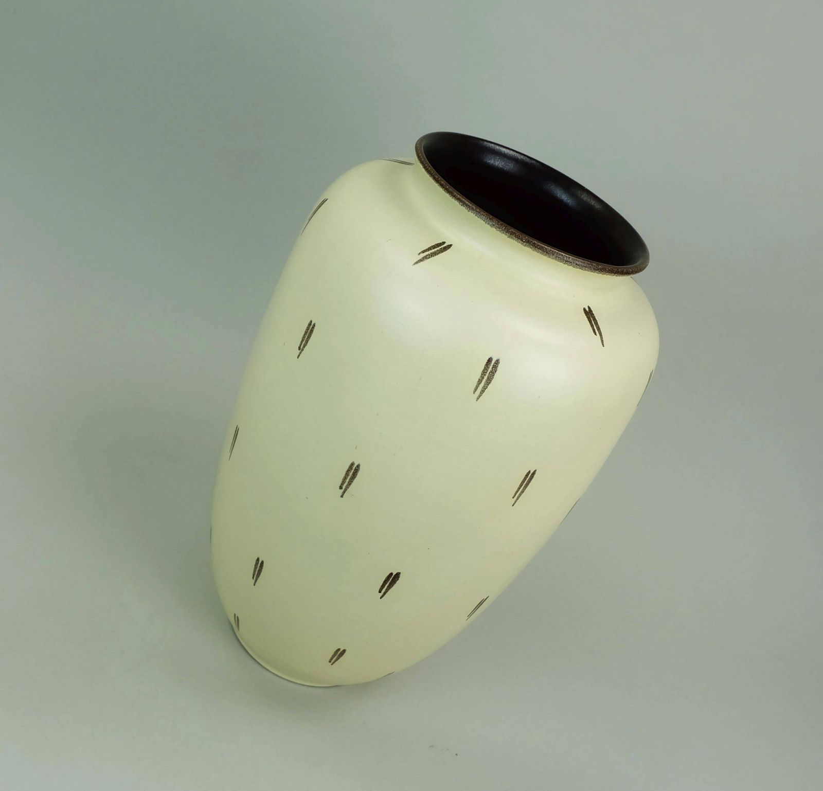 Large Mid Century Ceramic Floor Vase 1950s Fritz Van Daalen, Model 81/10a photo 157.0
