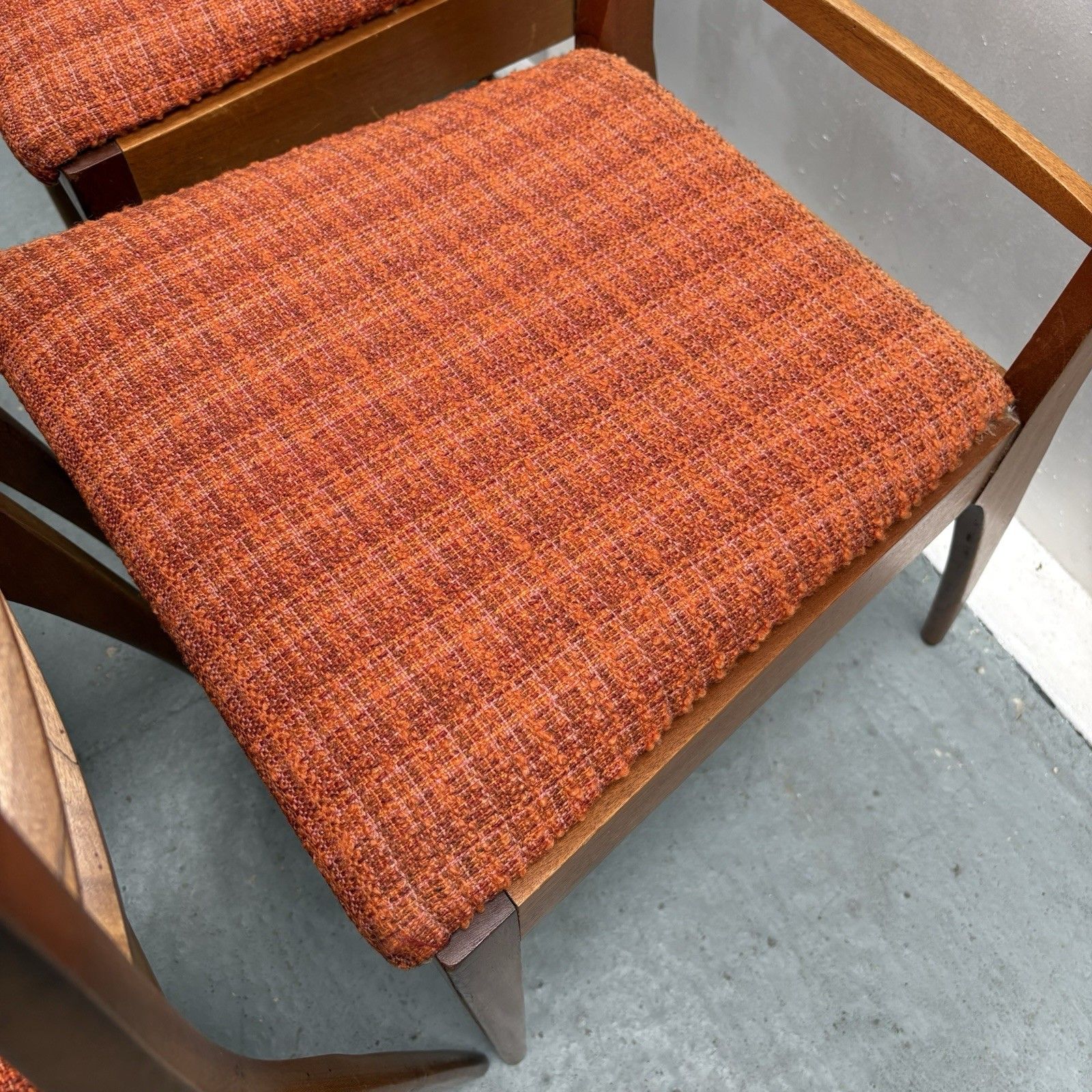 4 Mid Century Upholstered Teak Dining Chairs From McIntosh, 1960s, Model No 9073 photo 680.0