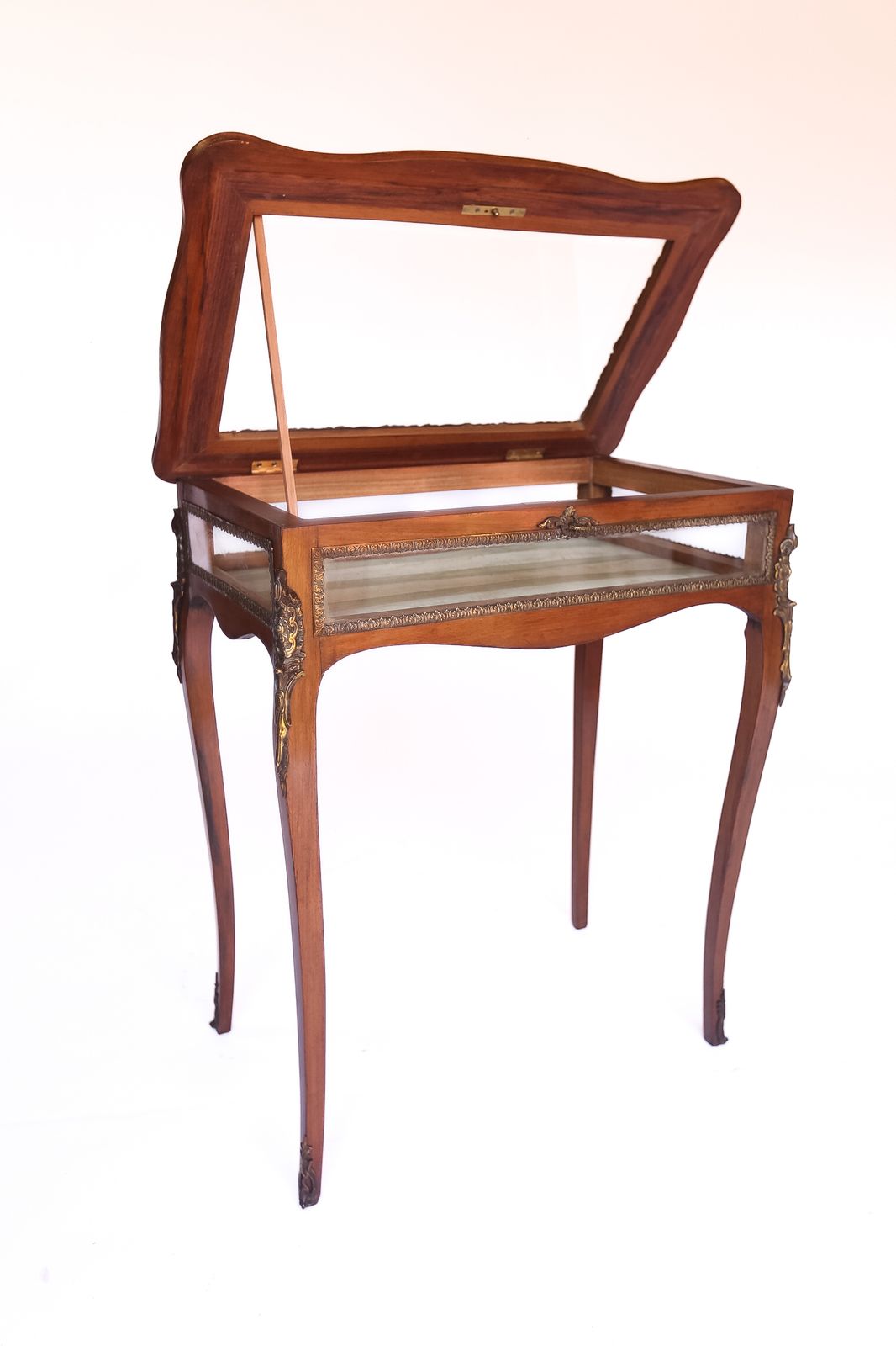 Walnut  & Inlaid Marquetry Bijouterie Cabinet photo for sale