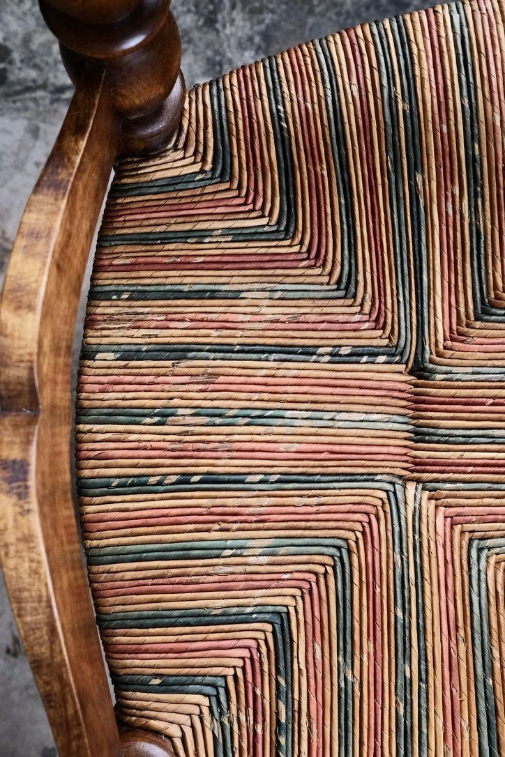 photo buy Pair Of Bobbin Armchairs In Turned Oak Wood, France, 1940s