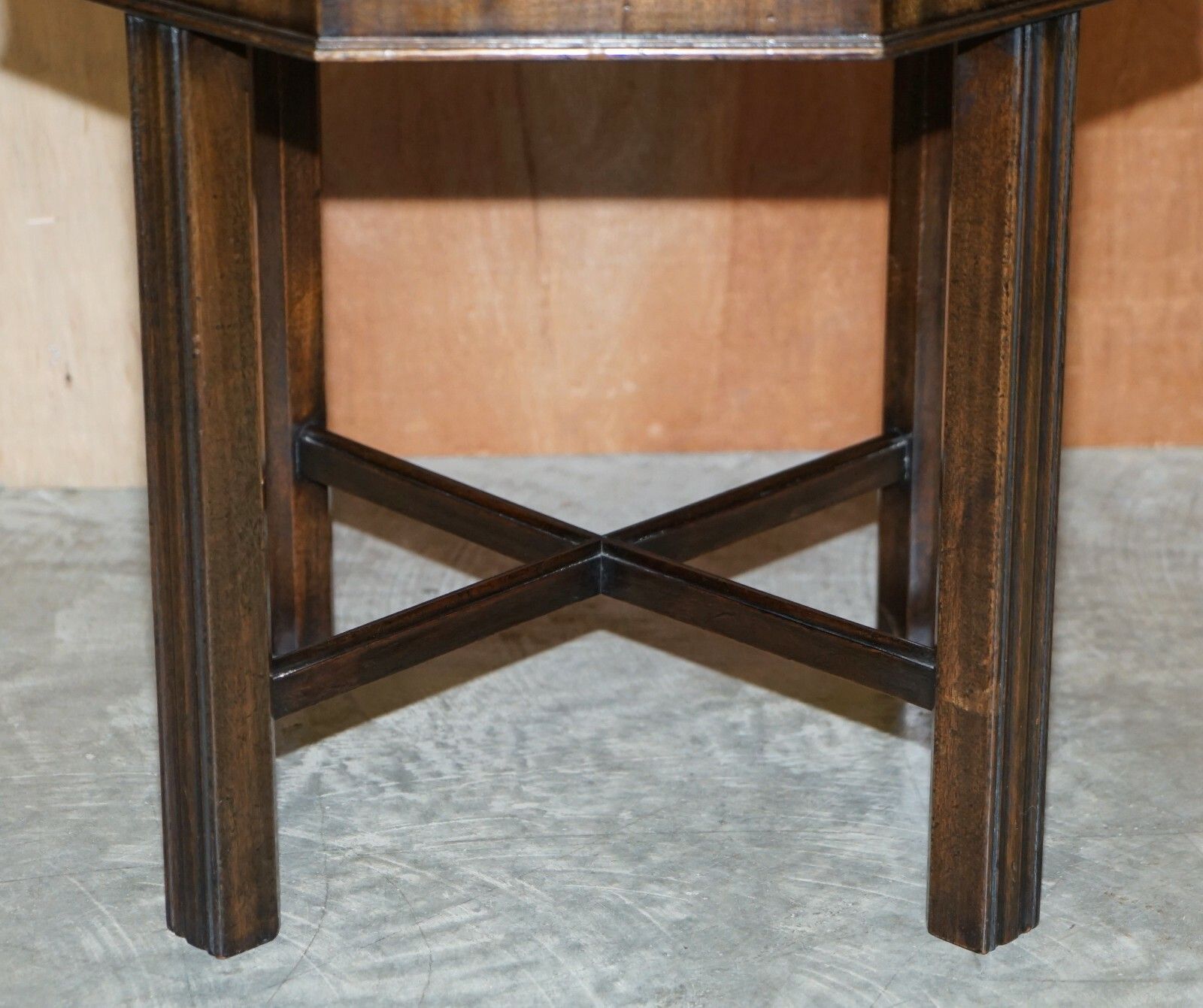Antique Thomas Chippendale Fret Work Carved Card Games Tray Table Removable Top photo Furniture