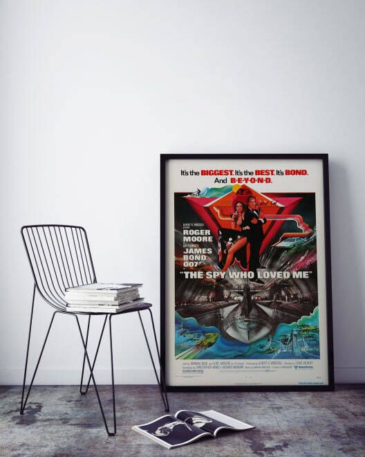 James Bond 'The Spy Who Loved Me' Original Vintage Movie Poster, American, 1977 photo for sale