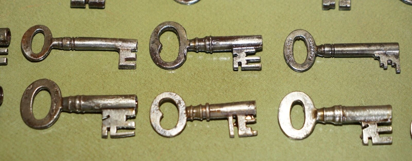 photo buy Antique 18th Century Box Of Georgian Keys Honble J A Ellis Kings Agent 1763 1776