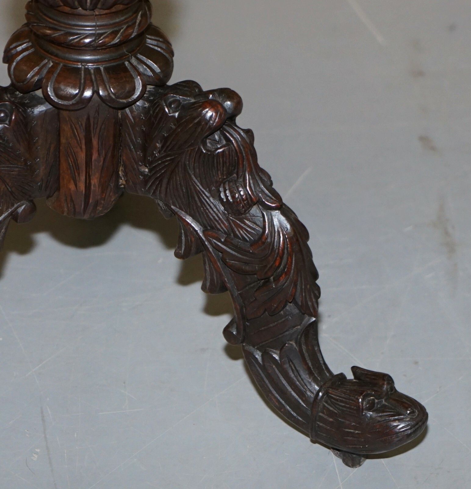 Burmese Circa 1880 Anglo Indian Rosewood Tilt Top Centre Occasional Side Table photo 1750.0