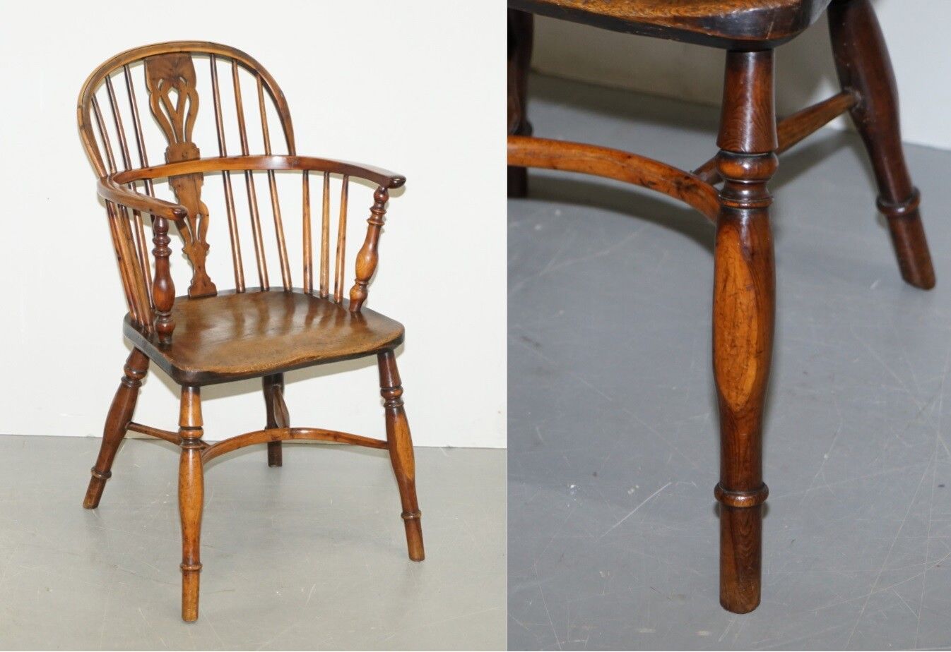 1 Of 6 Burr Yew Wood Windsor Armchairs Circa 1860 English Countryhouse Furniture photo furniture