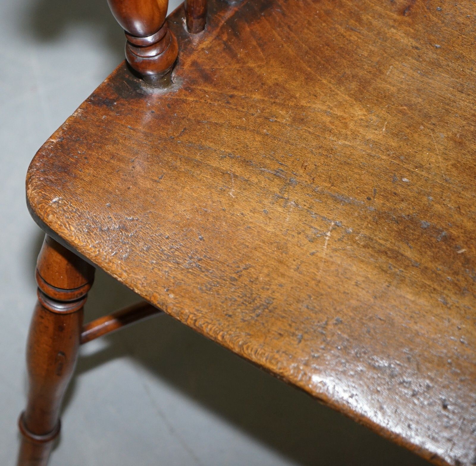 1 Of 6 Burr Yew Wood Windsor Armchairs Circa 1860 English Countryhouse Furniture photo vintage