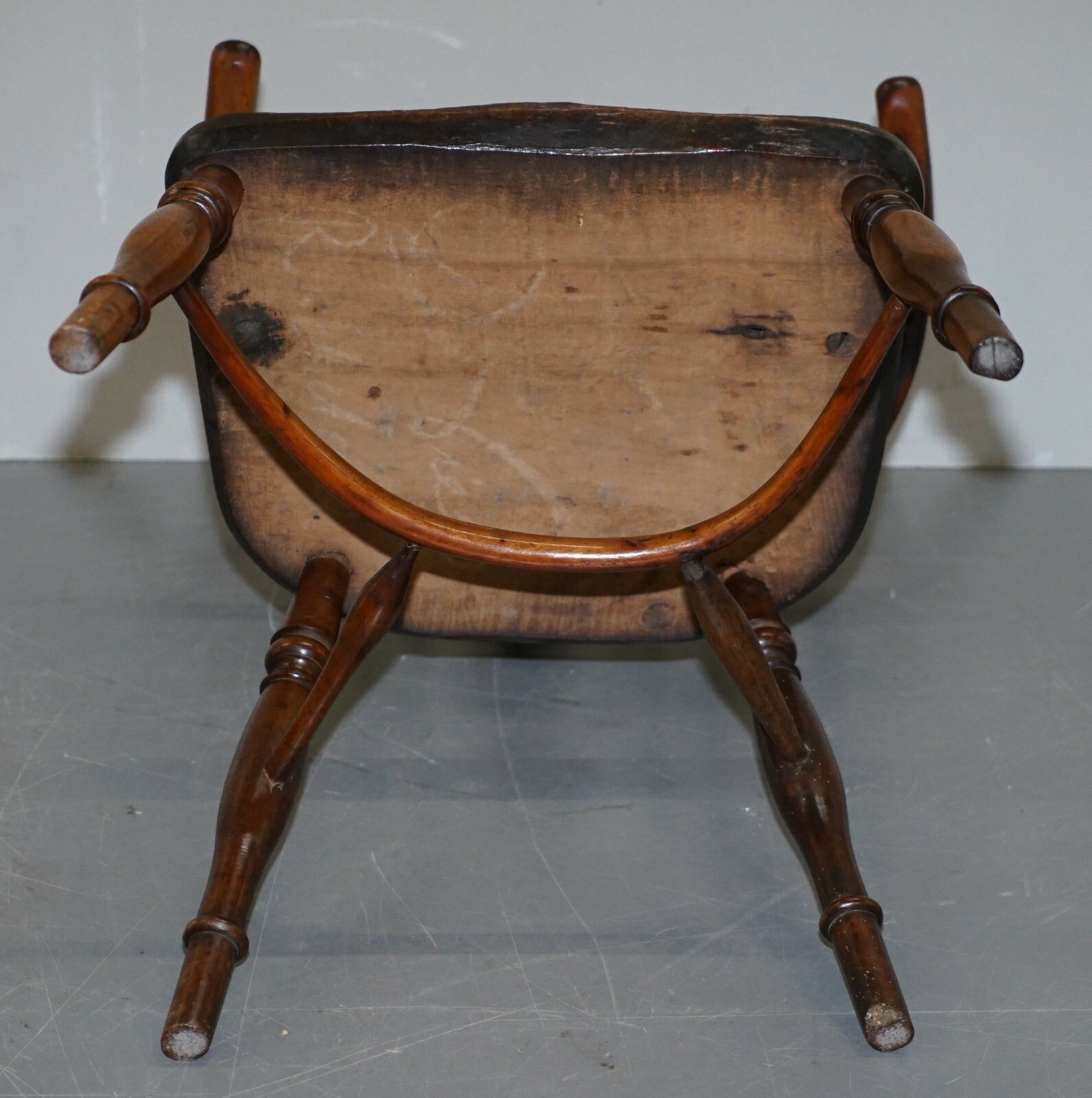 1750.0 1 Of 6 Burr Yew Wood Windsor Armchairs Circa 1860 English Countryhouse Furniture photo